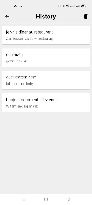 French To Polish Translator Screenshot 2