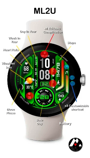 ML2U 276 Watch Face Screenshot 1