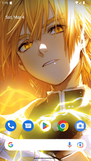 Demon Slayer Zenitsu Wallpaper screenshot 6