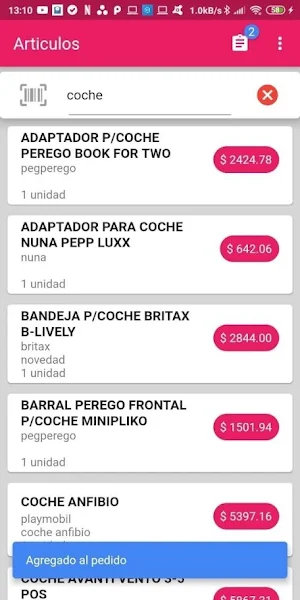 Navegador Listas Retail Screenshot 0