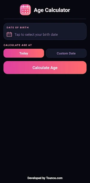 Age Calculator Screenshot 0