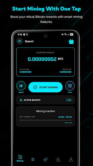 Giga Mining: Bitcoin Cloud Screenshot 0