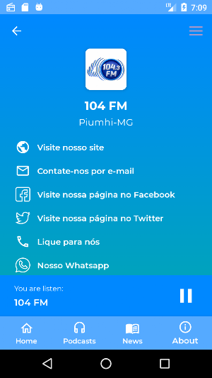 104.3 FM de Piumhi Screenshot 1