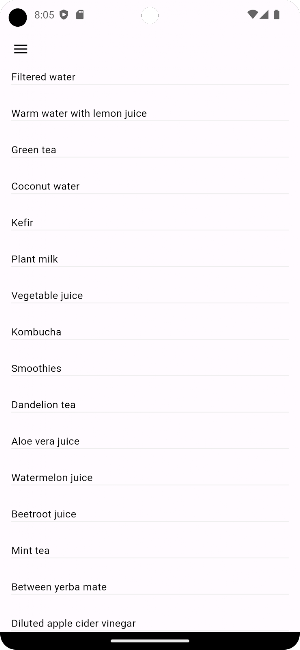 Healthy Drink Food Screenshot 0