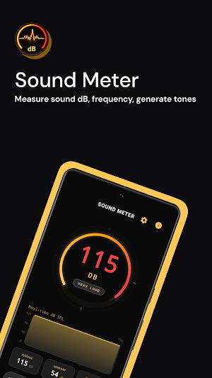 Sound Meter – dB & Frequency Screenshot 0
