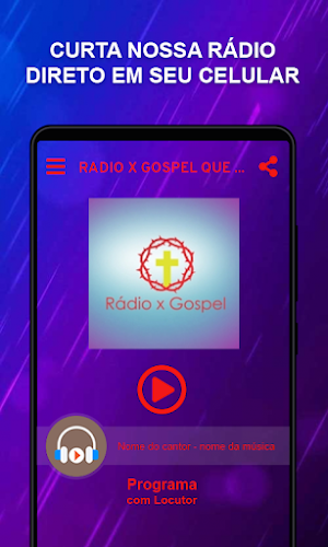 Rádio x Gospel que te leva os melhores louvores Screenshot 1