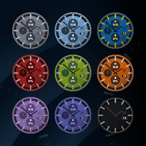 Silver Chrono Watch Face Screenshot 2