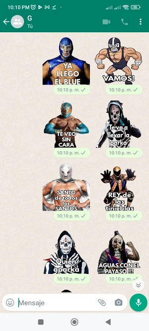 Stickers de la lucha libre Screenshot 3