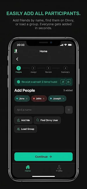 Divvy - Bill Split & Pay Screenshot 2