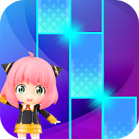 Spy X Family Piano Tiles Game
