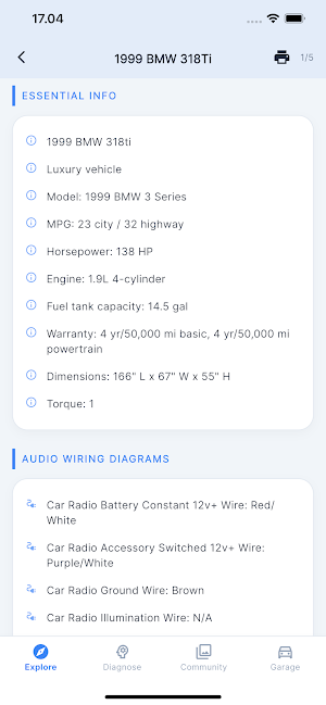 AutoWire: Car Wiring Diagrams Screenshot 3