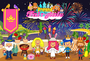 My Pretend Fairytale Land - Kids Royal Family Game Screenshot 3
