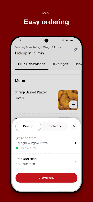 Bellagio Wings & Pizza Screenshot 2