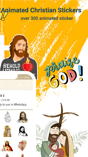 WASticker - Animated Christian Screenshot 1