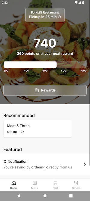 ForkLift Restaurant Screenshot 0