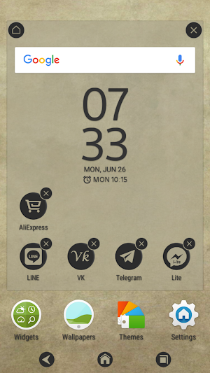 shadowy | Xperia™ Theme + icons Screenshot 3