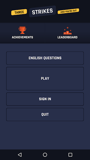 Third Strike Trivia Screenshot 0