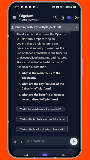 EdgeDox: Offline Personal AI Screenshot 3