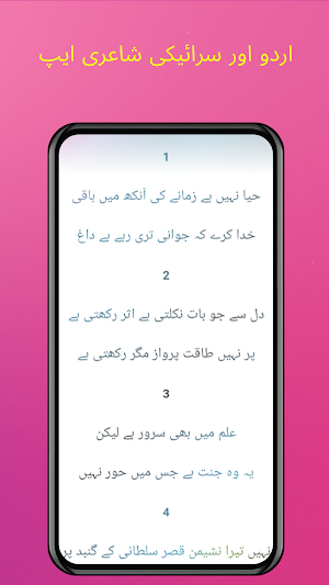 Urdu Saraiki Poetry Dailyشاعری Screenshot 3