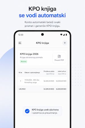 Konto: Fakture, KPO, porezi Screenshot 2