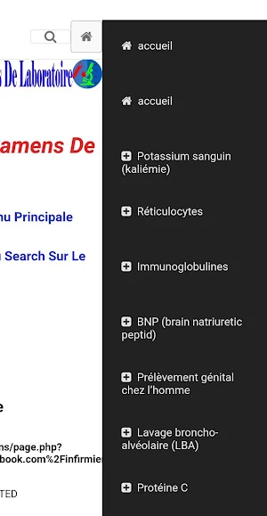 Examens Laboratoire Screenshot 2