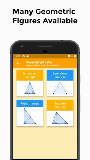 GeometryMaster - Basic Geometry Resolve Exercises Screenshot 3