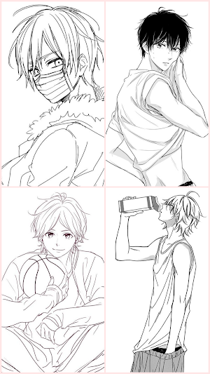 Anime Boy Drawing Design Ideas Screenshot 0