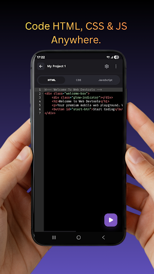Web DevTools: Simple HTML CSS Screenshot 0