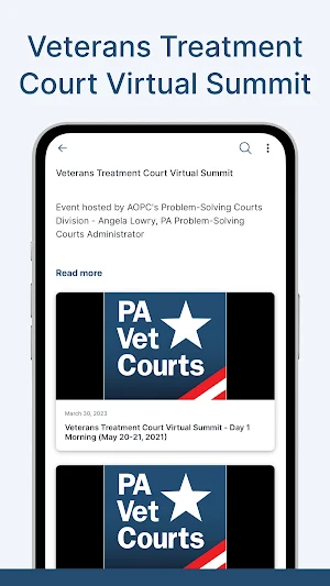 PA Vet Court Professionals Screenshot 3