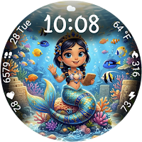 Mermaid Animated Watchface