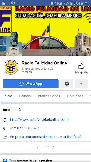 Radio Felicidad Online Screenshot 2