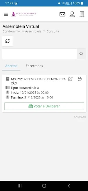SOS Condomínios Screenshot 3