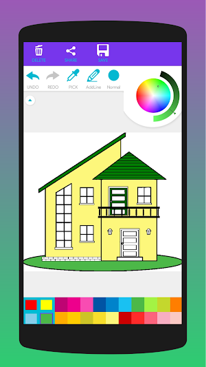House Coloring Book Screenshot 1
