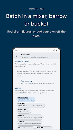 Concrete Mix Ratio Calculator Screenshot 3