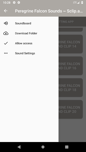 Peregrine Falcon Sound Collections ~ Sclip.app Screenshot 3