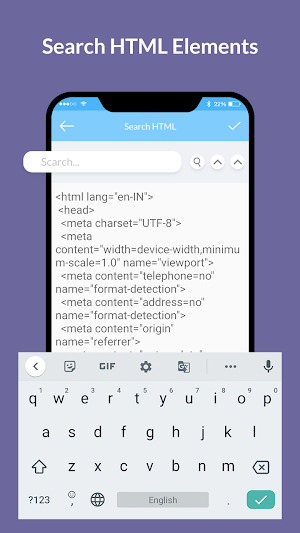HTML Source Code Inspector, Viewer & Editor Screenshot 3