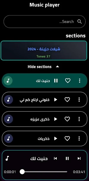أجمل شيلات حزينة 2024 بدون نت Screenshot 2