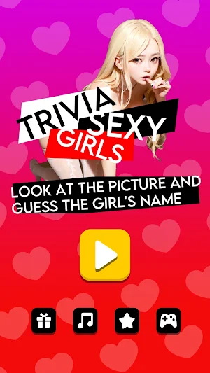 Sexy trivia girls: guess name Screenshot 0