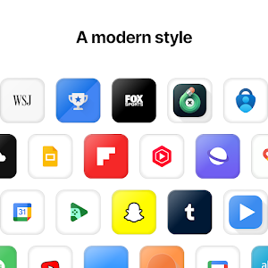 VisionOS Icon Pack for Android Screenshot 0