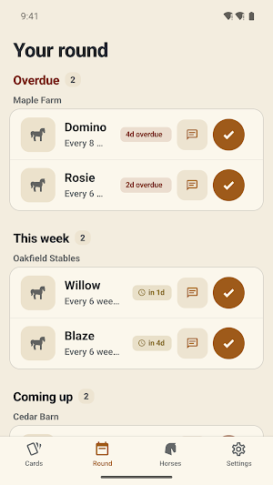 HoofBook: Farrier Shoeing Log Screenshot 2