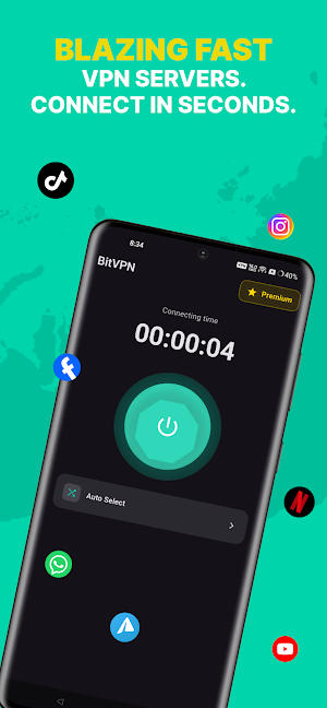 BIT VPN - Fast & Secure Proxy Screenshot 1