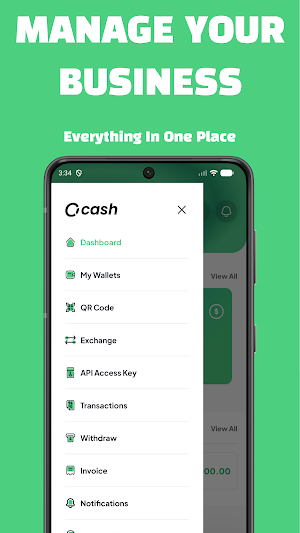 OCash Merchant Screenshot 1