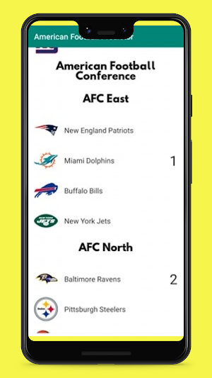 American Football Predictor Screenshot 0