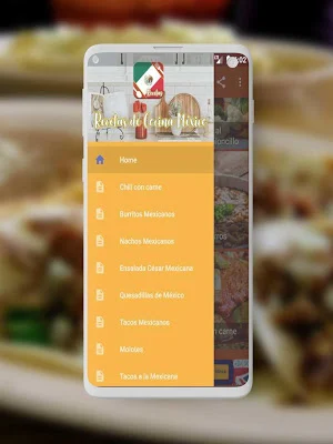 Mexican Cooking Recipes Screenshot 2
