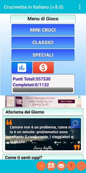Best Italian Crossword Puzzles - Advanced Level Screenshot 0
