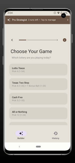 Lottery App Texas Screenshot 0