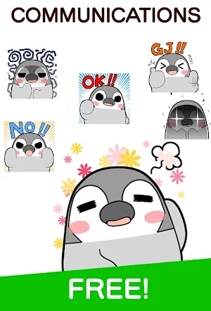 Pesoguin Stickers Free Screenshot 1