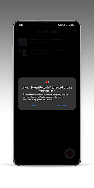 Screen Recorder App Screenshot 3