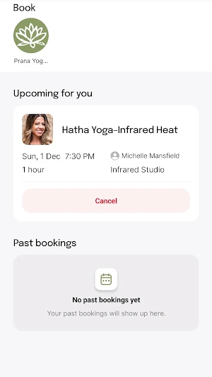 Prana Yoga Center Screenshot 1