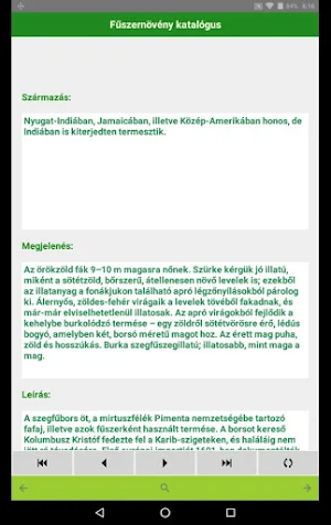 Fűszernövény katalógus Screenshot 3
